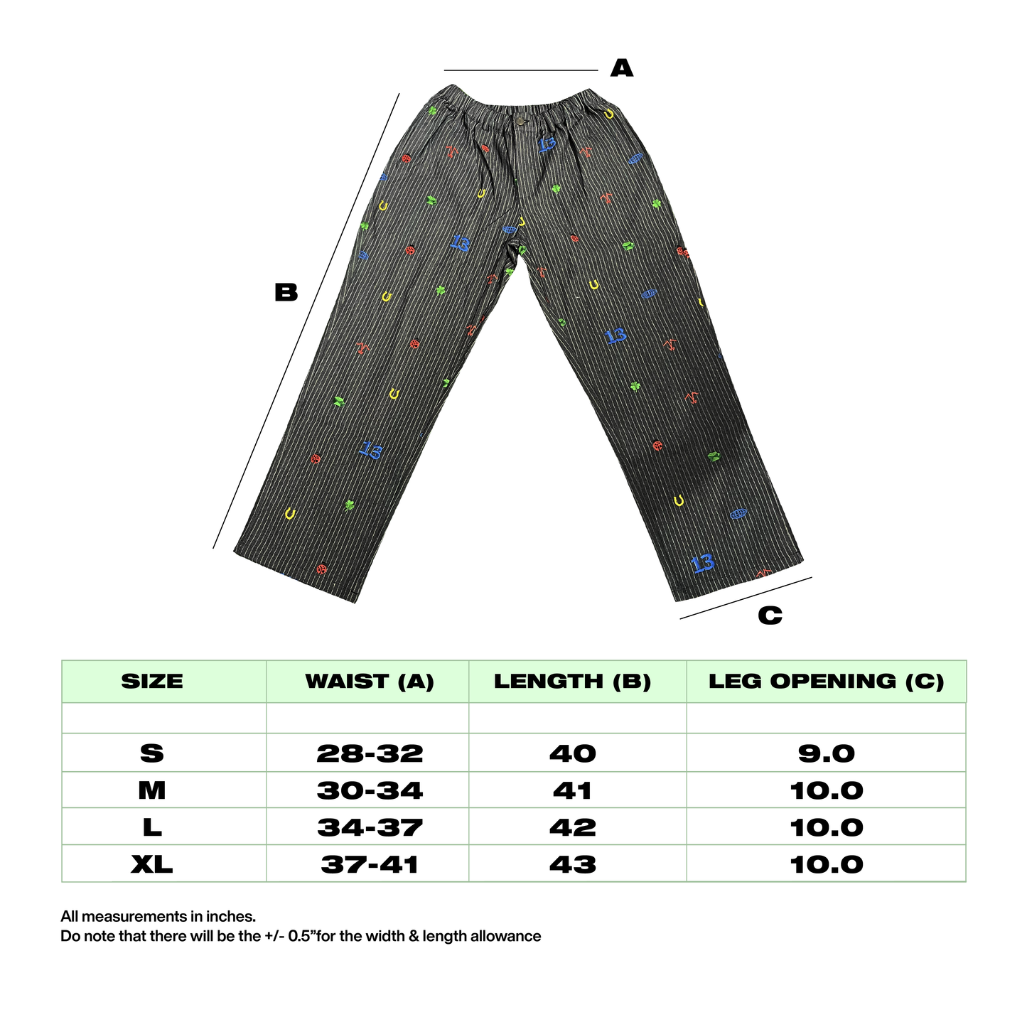 Thieves Skateboards x Jonnie's Bodega Charms Pant (Pinstripes)