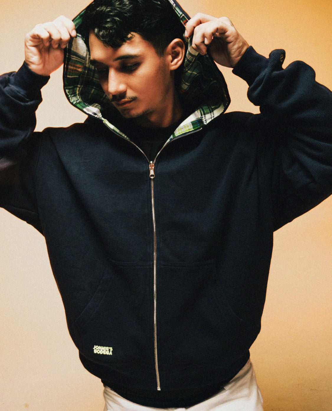 Waffle Knit Reversible Hoodie (Lesismor)