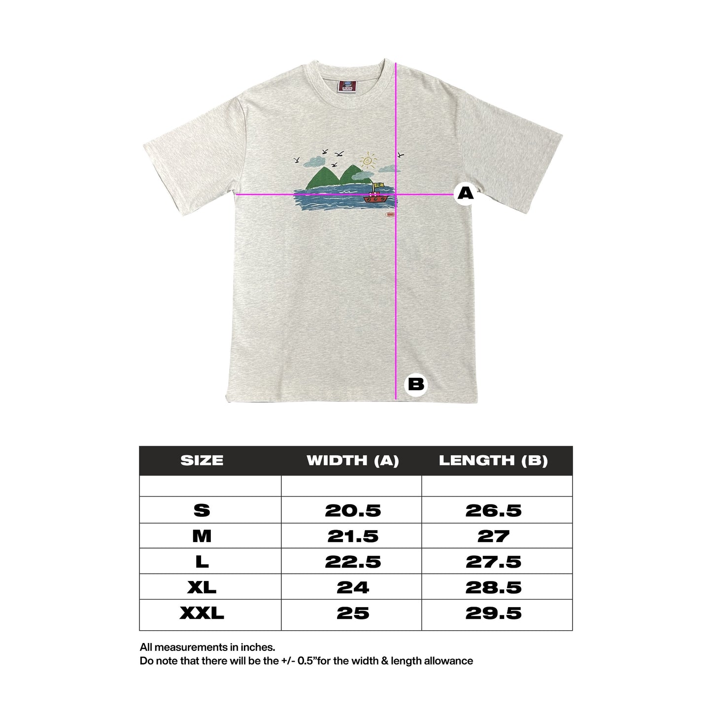 B-casso Tee (Canvas Grey)