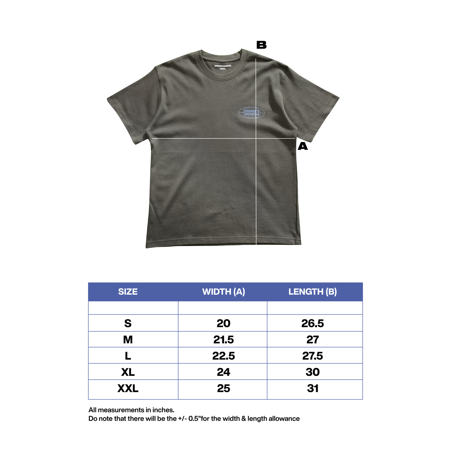 Logo Tee (Blue Grey/Dioxazine Purple Light)