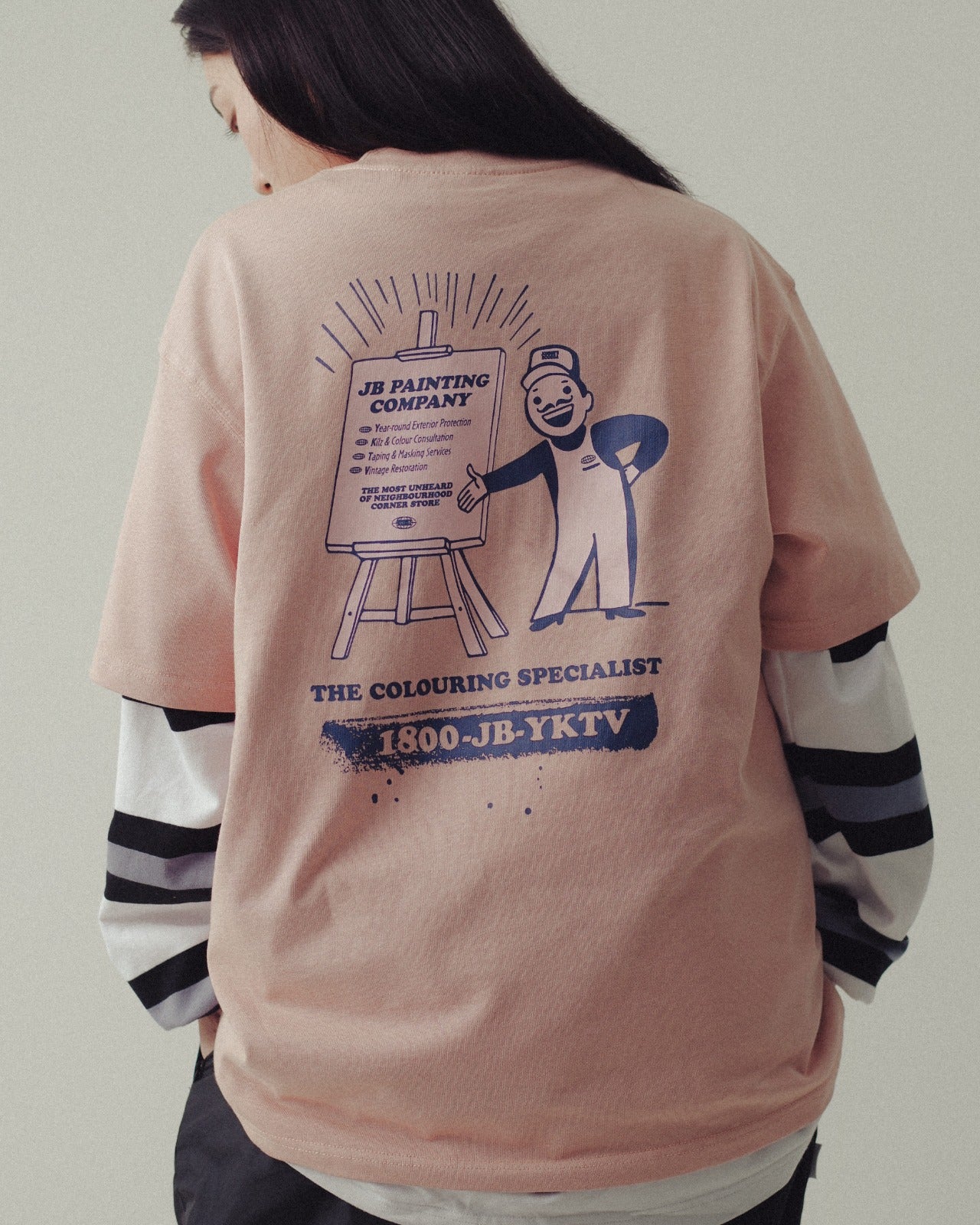 JB Painter Company Staff Tee (Upstream Salmon)