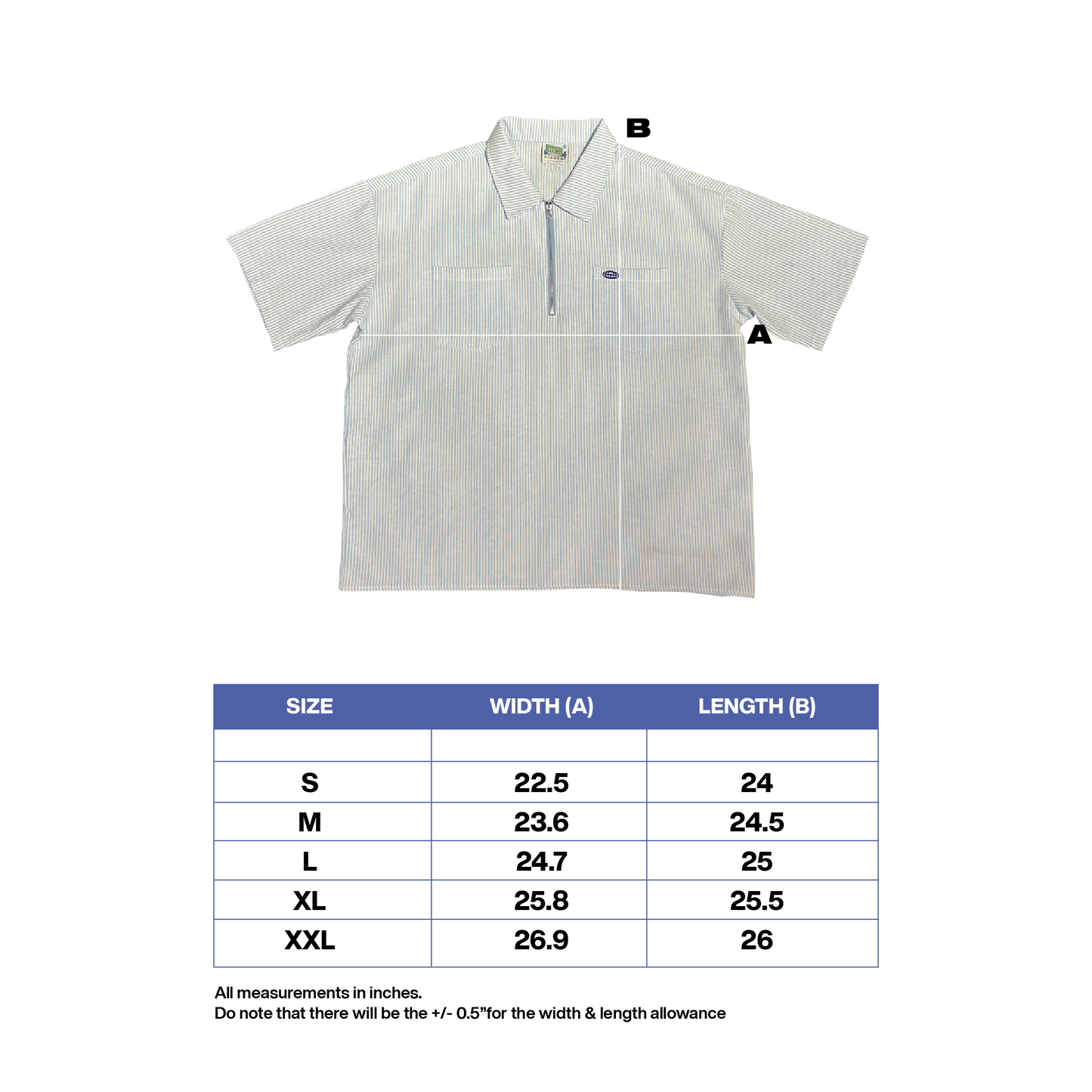 JB Painter Company Zip-Up Shirt