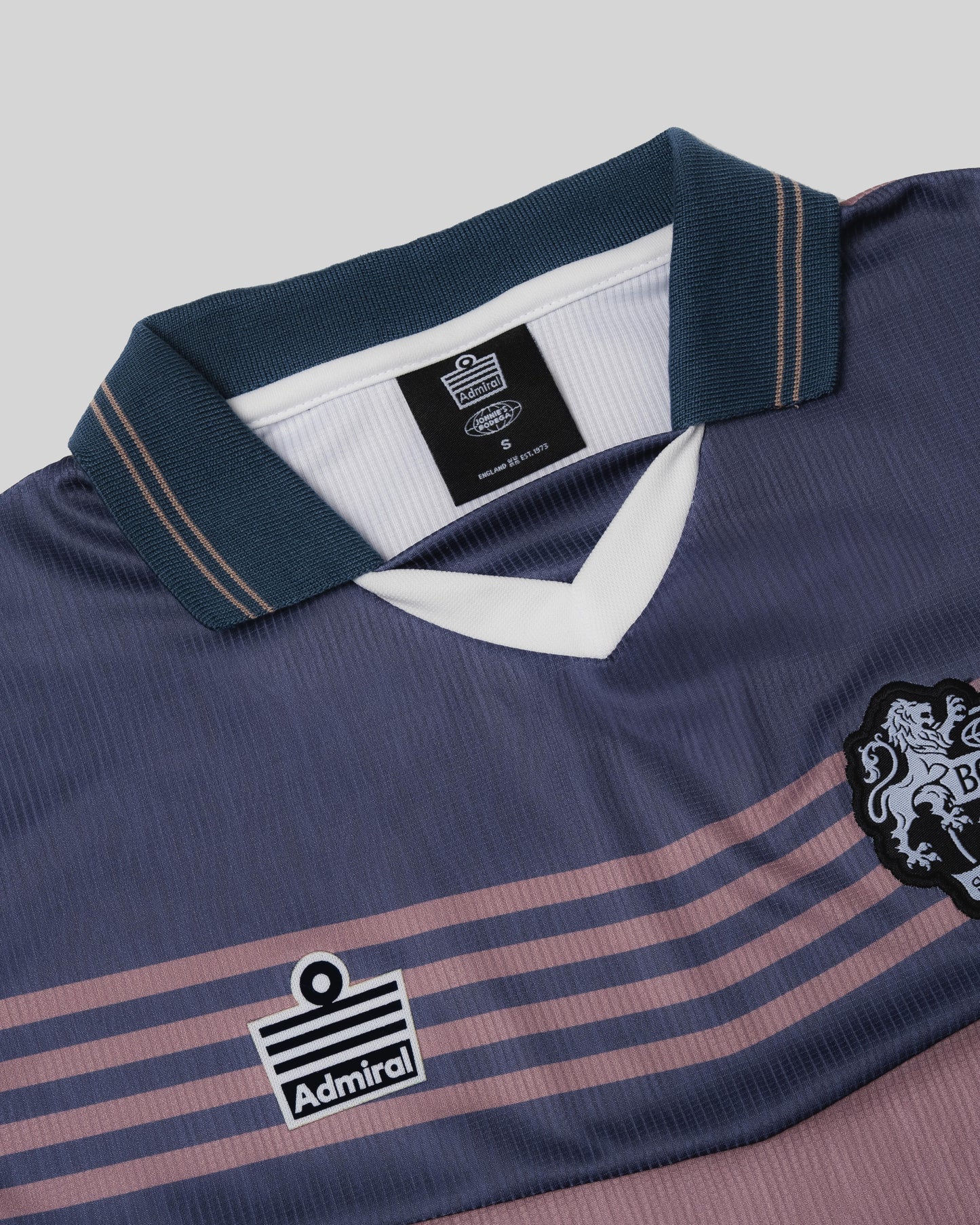 Admiral Sportswear x Jonnie's Bodega "Glory Days" Away Kit (Gunmetal)