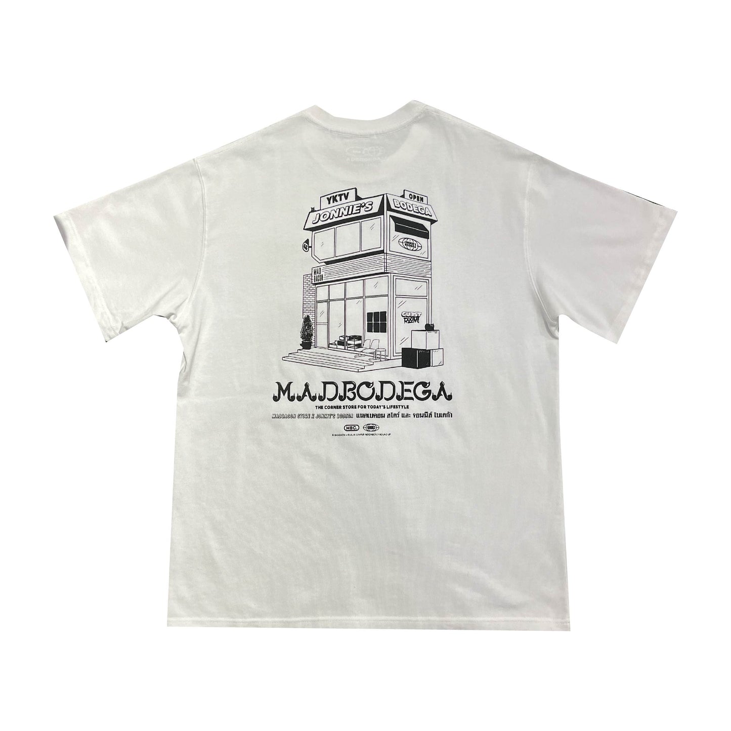 Madbacon x Jonnie’s Bodega Colouring Tee (White)