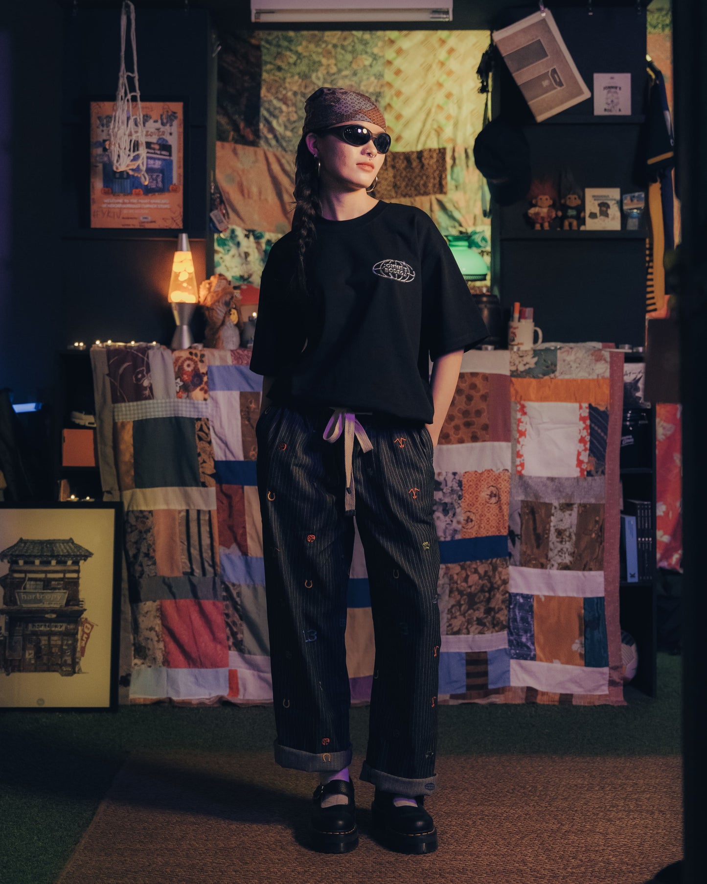 Thieves Skateboards x Jonnie's Bodega Charms Pant (Pinstripes)