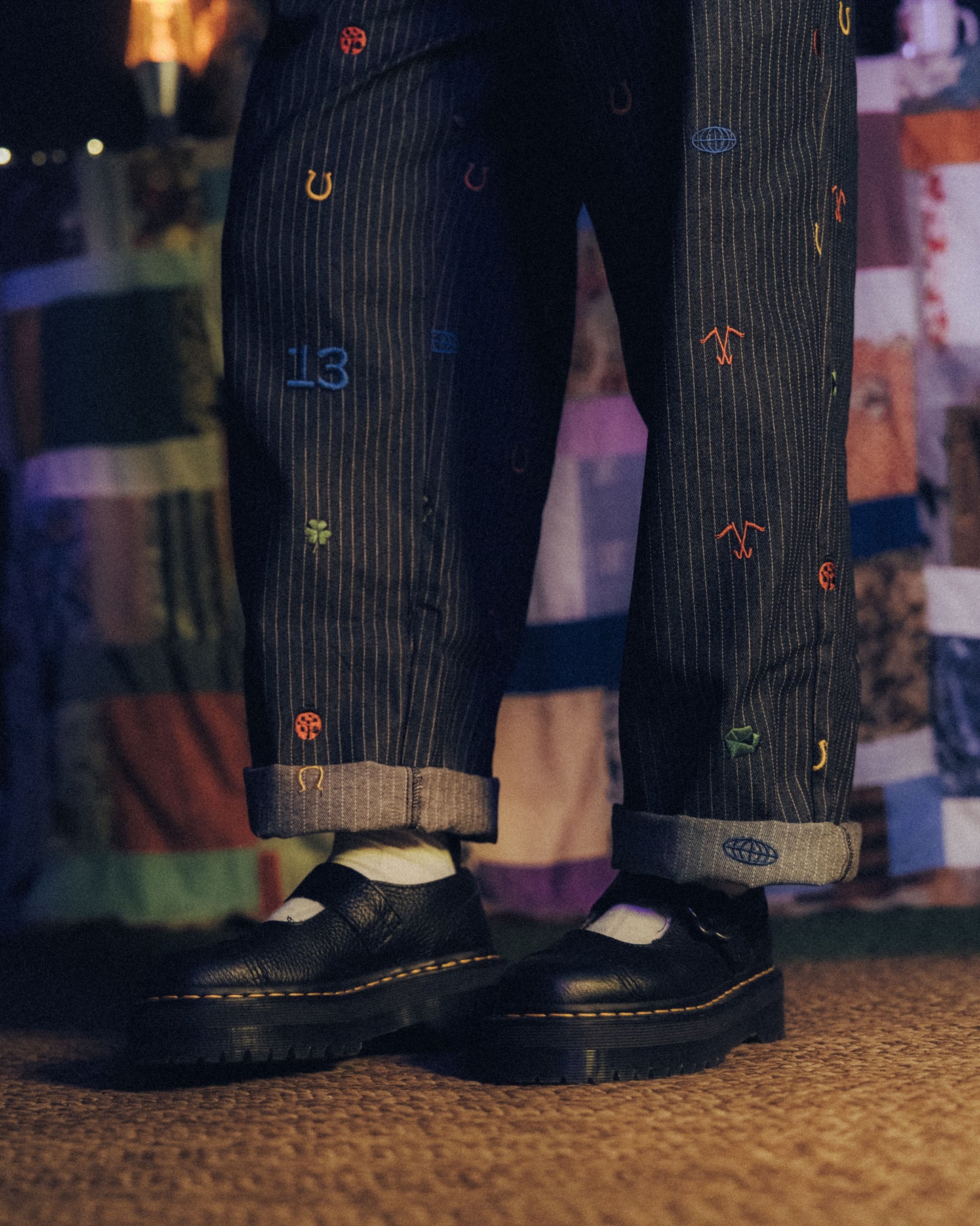 Thieves Skateboards x Jonnie's Bodega Charms Pant (Pinstripes)