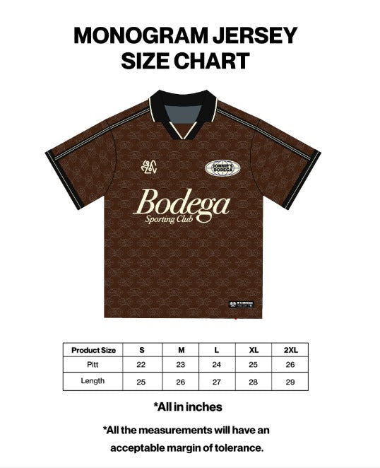 all love x Jonnie's Bodega Monogram Jersey (Capital GG)