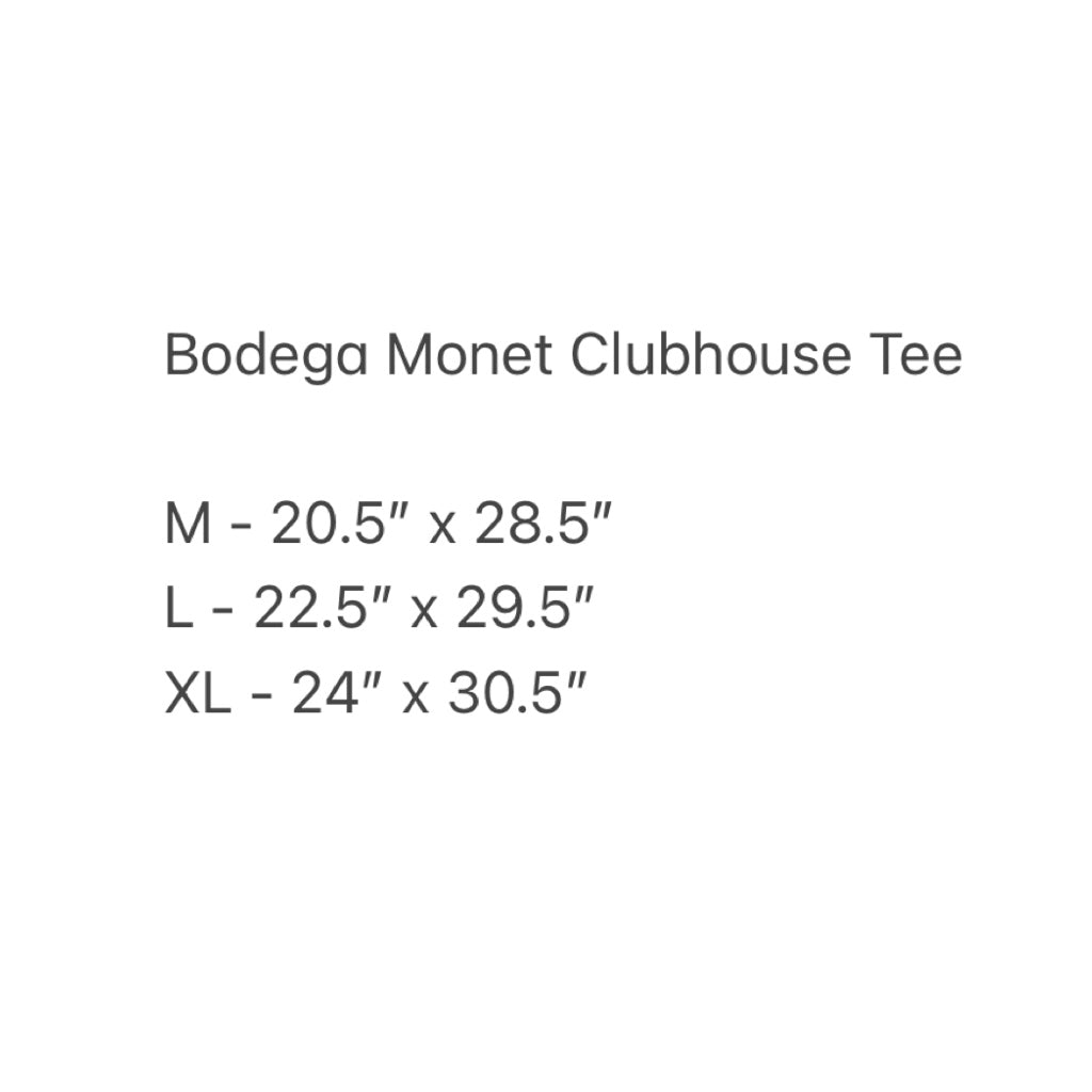 Bodega Monet Clubhouse Tee