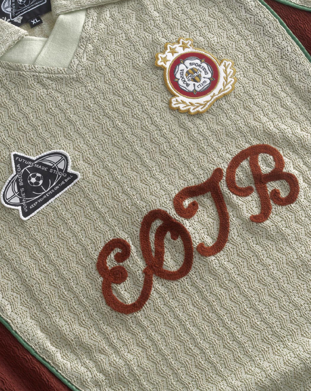 FTMD. x Jonnie’s Bodega EOTB Pullover Jersey (Cream/Burgundy)