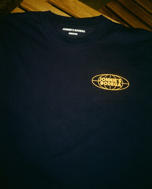 Logo Tee (Navy/Mustard Yellow)