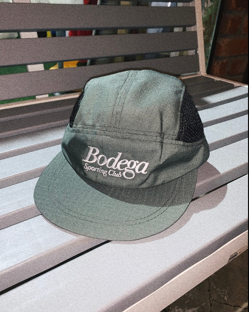 Bodega Sporting Club Ripstop Hat (Olive Green)