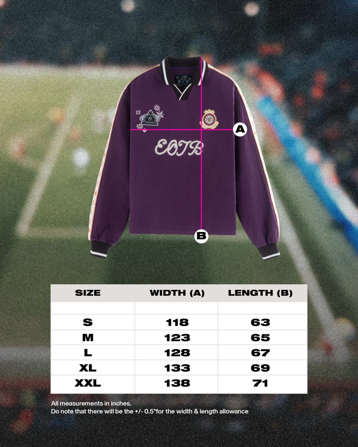 FTMD. x Jonnie’s Bodega EOTB Pullover LS Jersey (Violet)