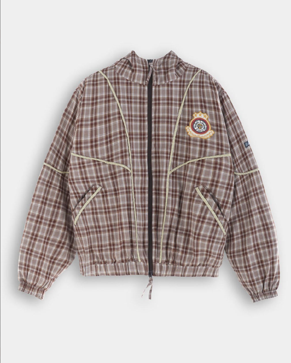 FTMD. x Jonnie’s Bodega EOTB Lightweight Parka (Maroon Plaid)