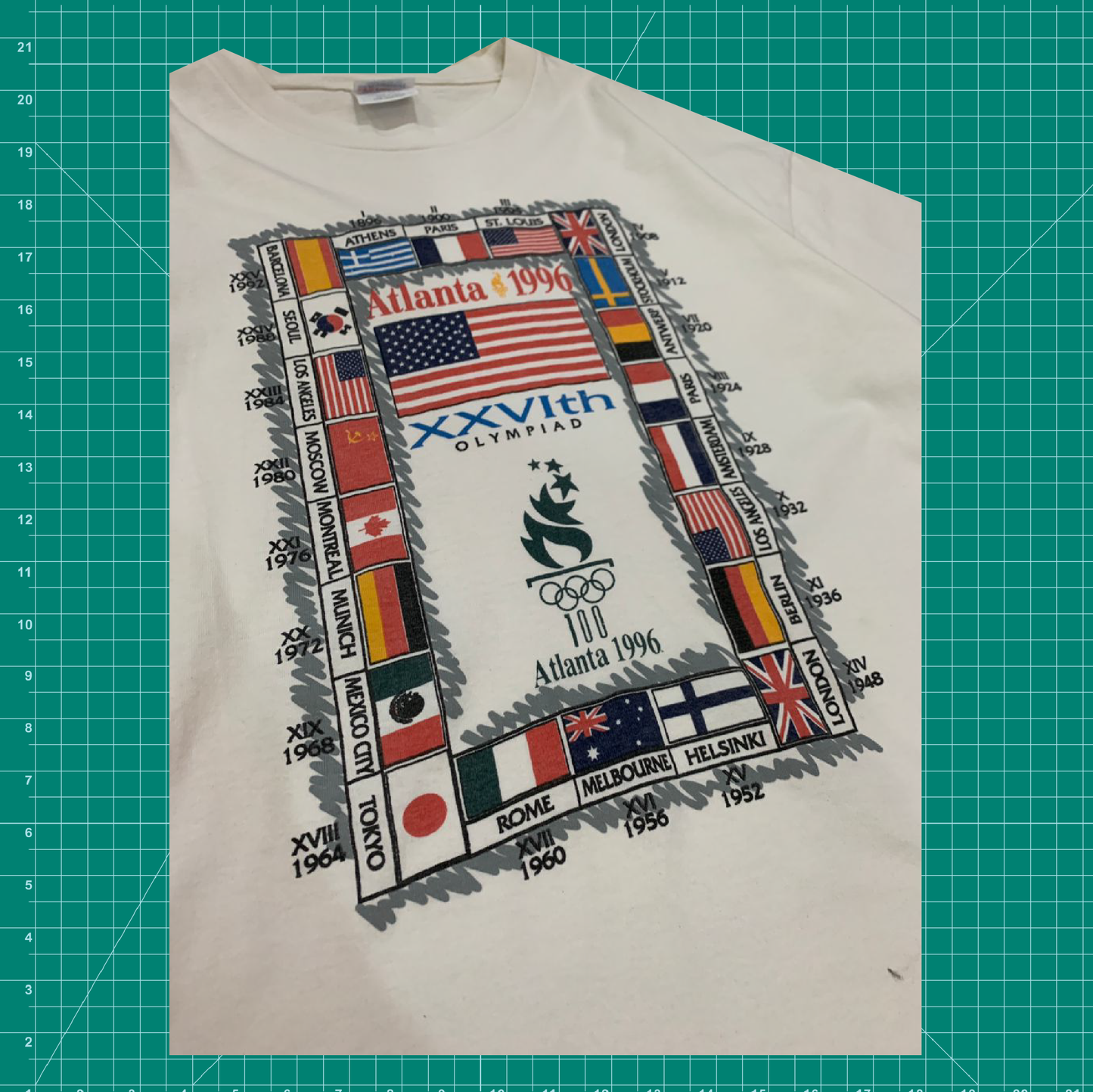 Vintage Hanes "Atlanta 1996 XXVIth Olympiad" Tee