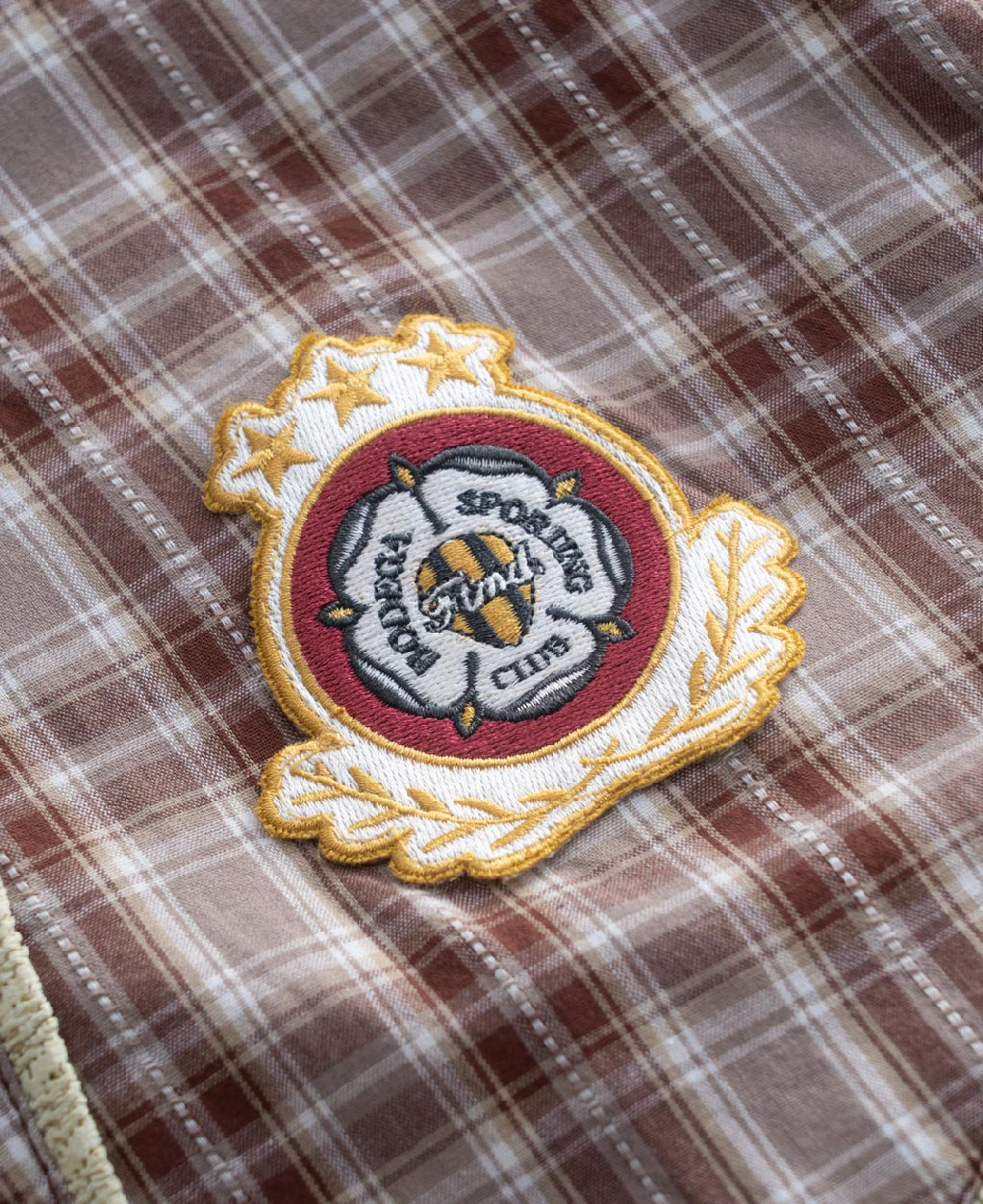 FTMD. x Jonnie’s Bodega EOTB Lightweight Parka (Maroon Plaid)