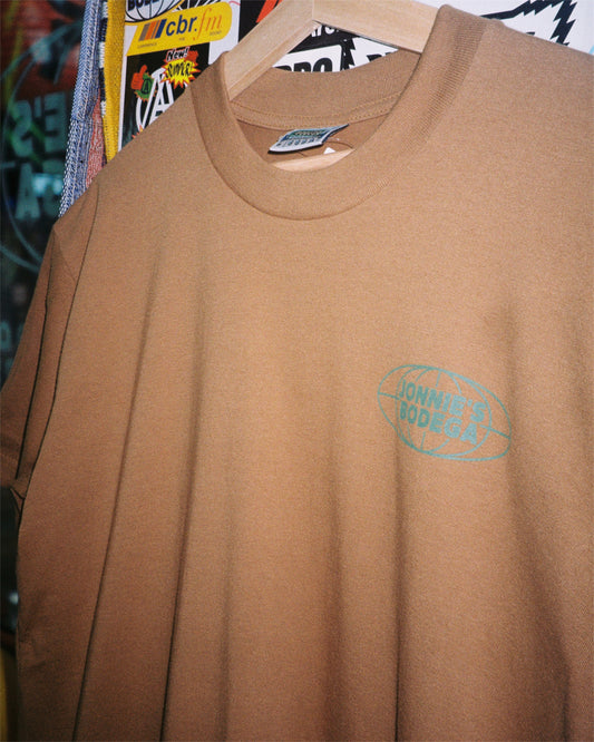 Logo Tee (Light Brown/Tram Green)