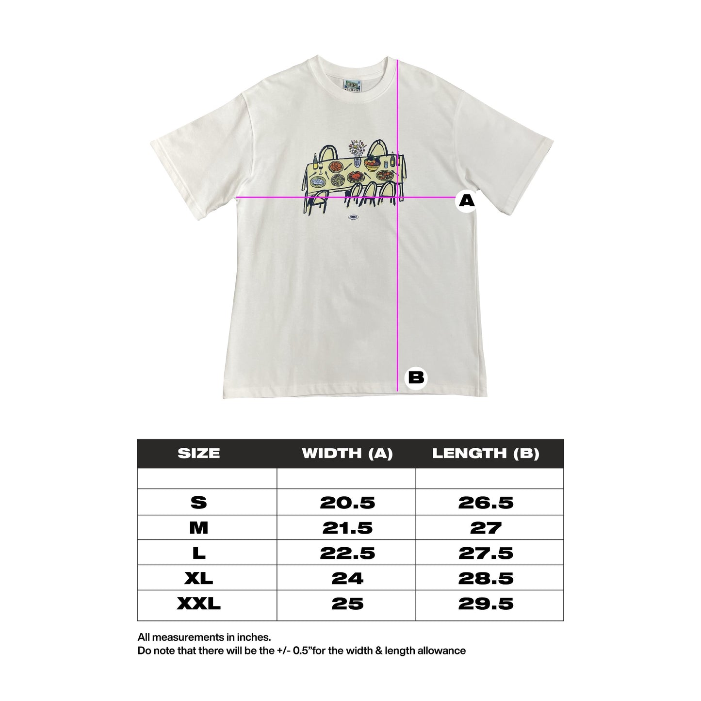 European Summer Tee (Holiday White)