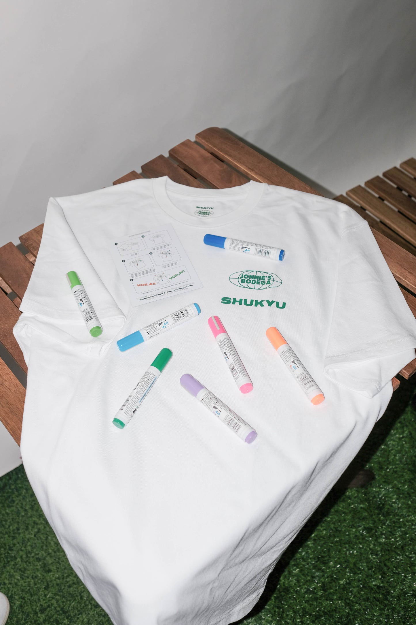 Shukyu Magazine x Jonnie's Bodega Colouring Bodega Shukyu Tee