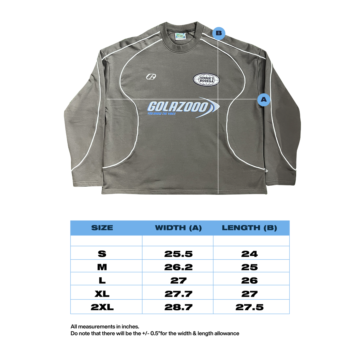 Golazooo Sweatshirt (Vintage Fields)