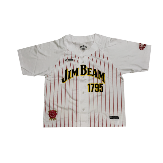 Jim Beam x Jonnie’s Bodega Baseball Shirt (White)
