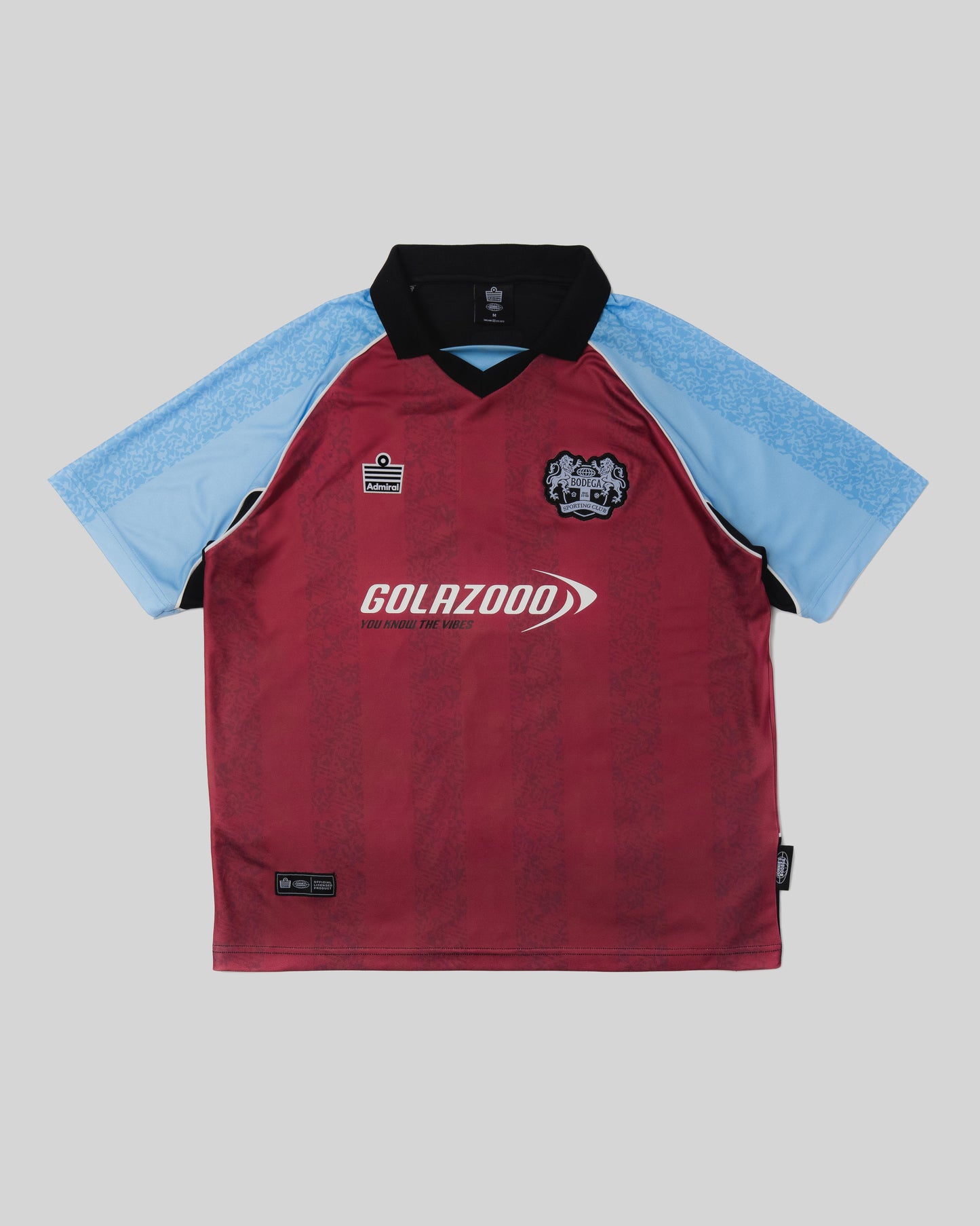 Admiral Sportswear x Jonnie's Bodega "Glory Days" Third Kit (Burgundy)