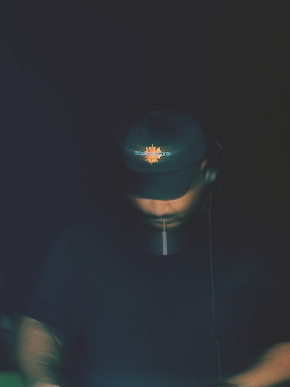 Yung Singh B2B ryota Estate Basslines 6 Panel Hat (Raven) by Jonnie's Bodega