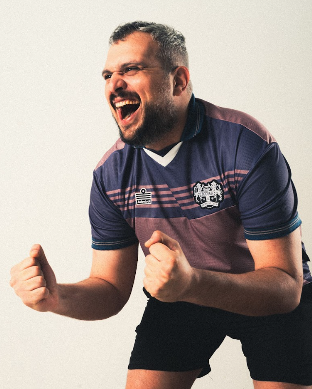 Admiral Sportswear x Jonnie's Bodega "Glory Days" Away Kit (Gunmetal)