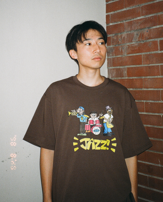 Jazz Lads Tee (Pecan Bando) - by Yutaka Kobayashi
