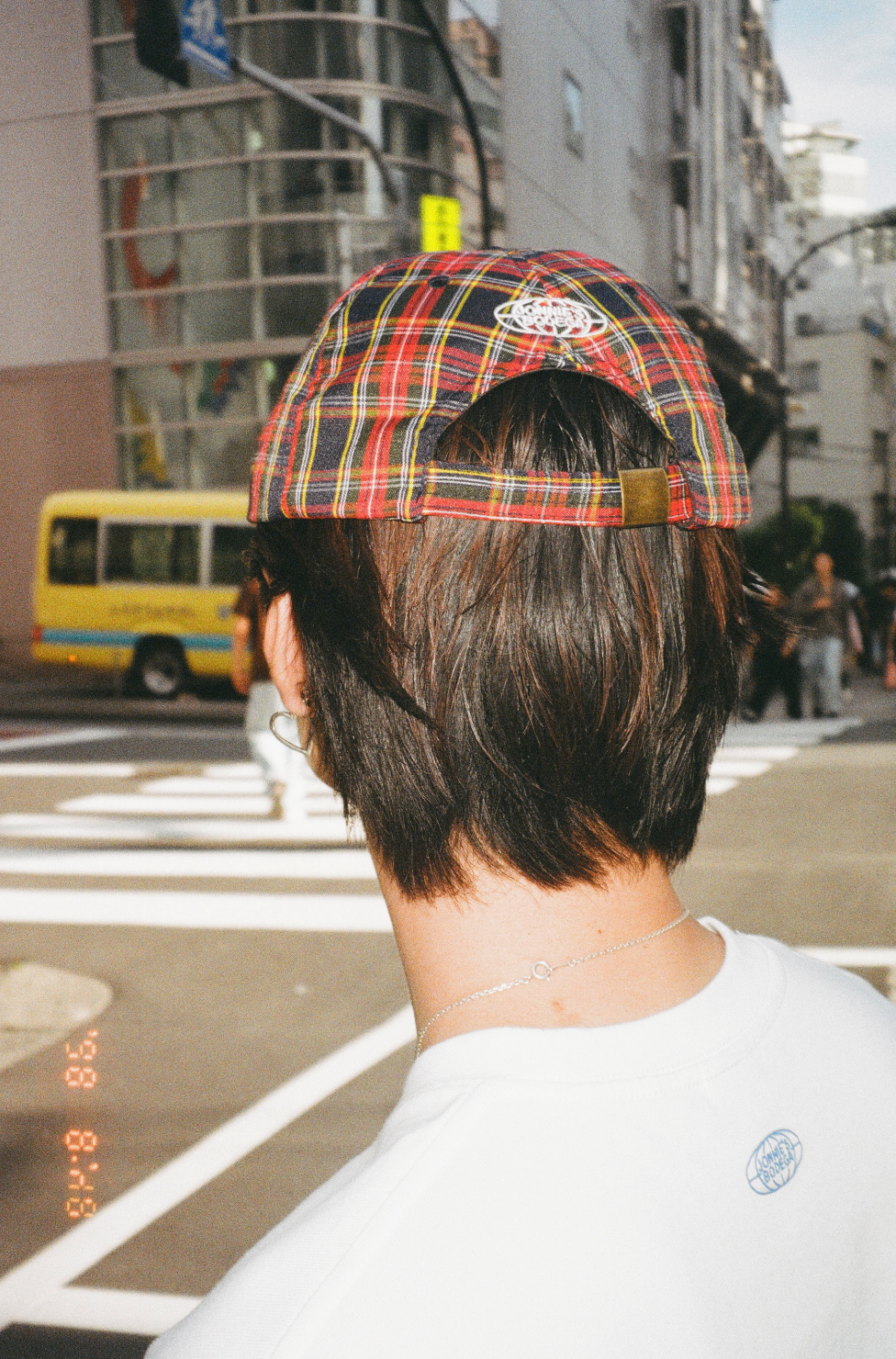 Cherry Crews Hat (Picnic Plaid) - by Yutaka Kobayashi