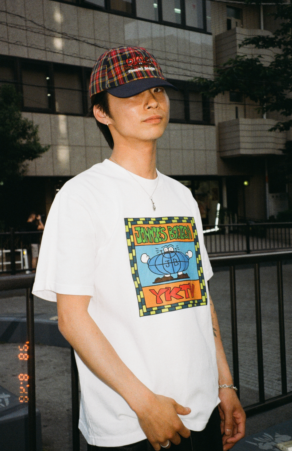 Cherry Crews Hat (Picnic Plaid) - by Yutaka Kobayashi