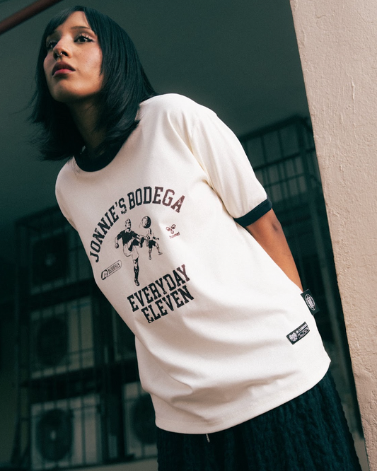 Hummel x Jonnie's Bodega Ringer Tee (Phys Ed)