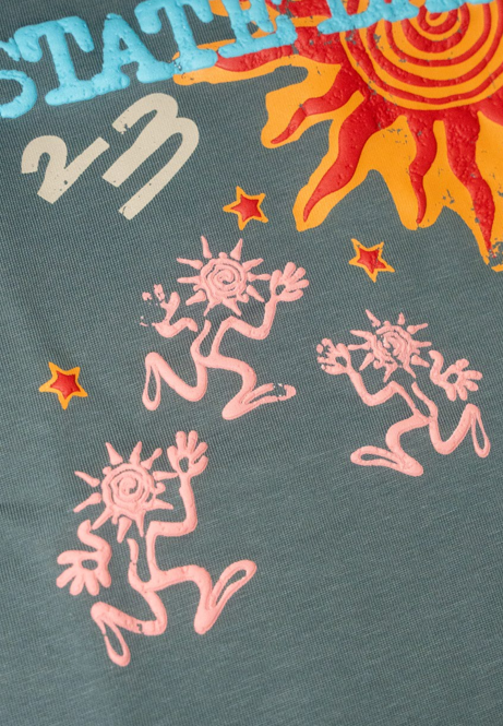 Yung Singh B2B ryota Estate Basslines Tee (Neptune Green) by Jonnie's Bodega