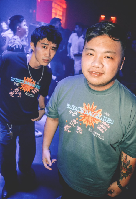 Yung Singh B2B ryota Estate Basslines Tee (Neptune Green) by Jonnie's Bodega