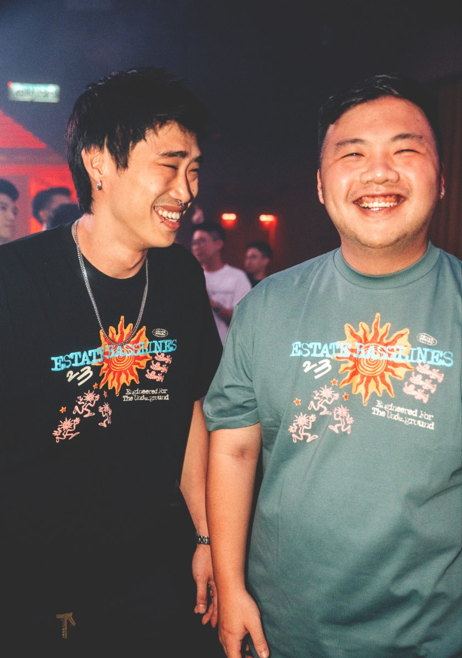 Yung Singh B2B ryota Estate Basslines Tee (Neptune Green) by Jonnie's Bodega