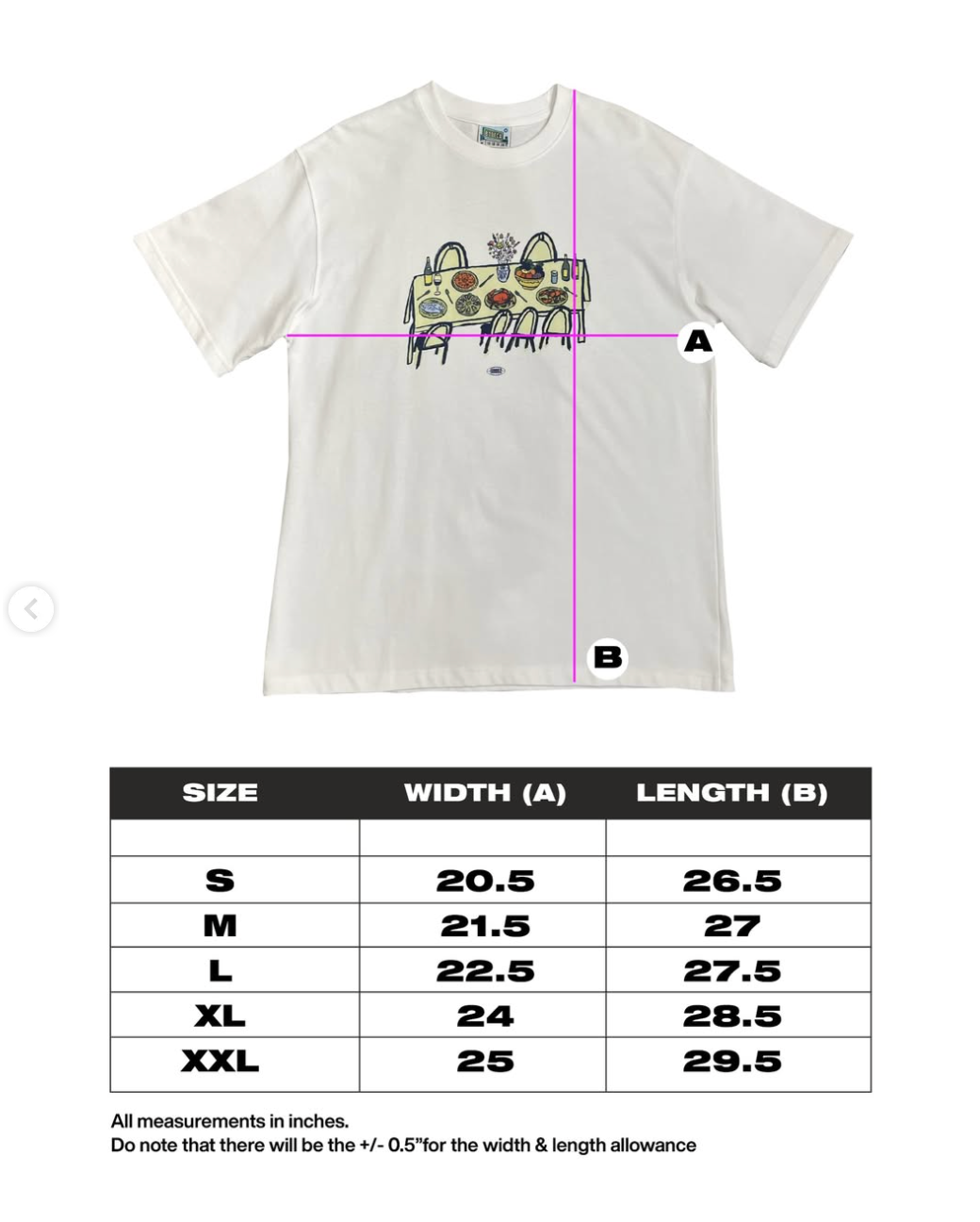 European Summer Tee (Holiday White)