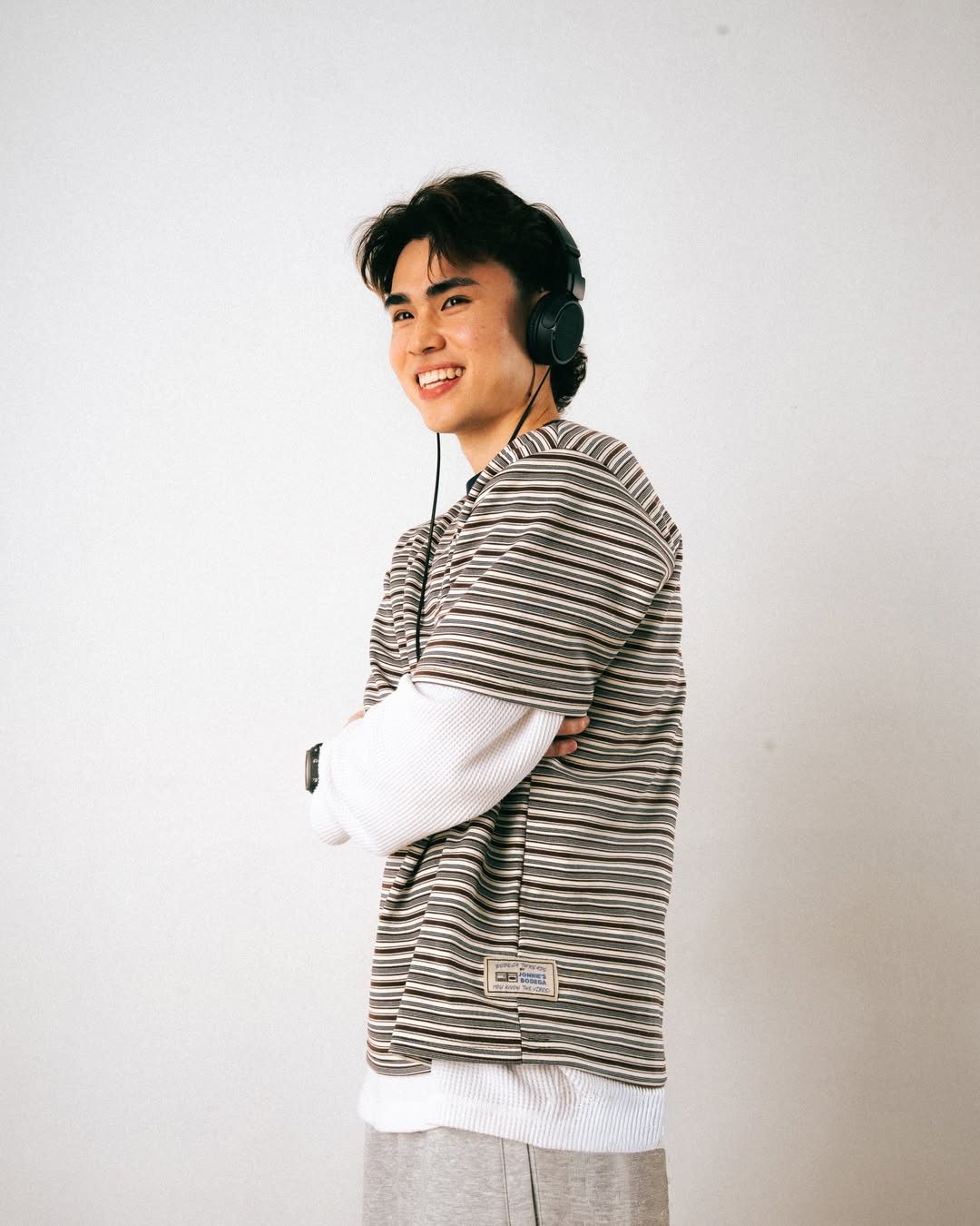 Striped Tee (Tiramisu)