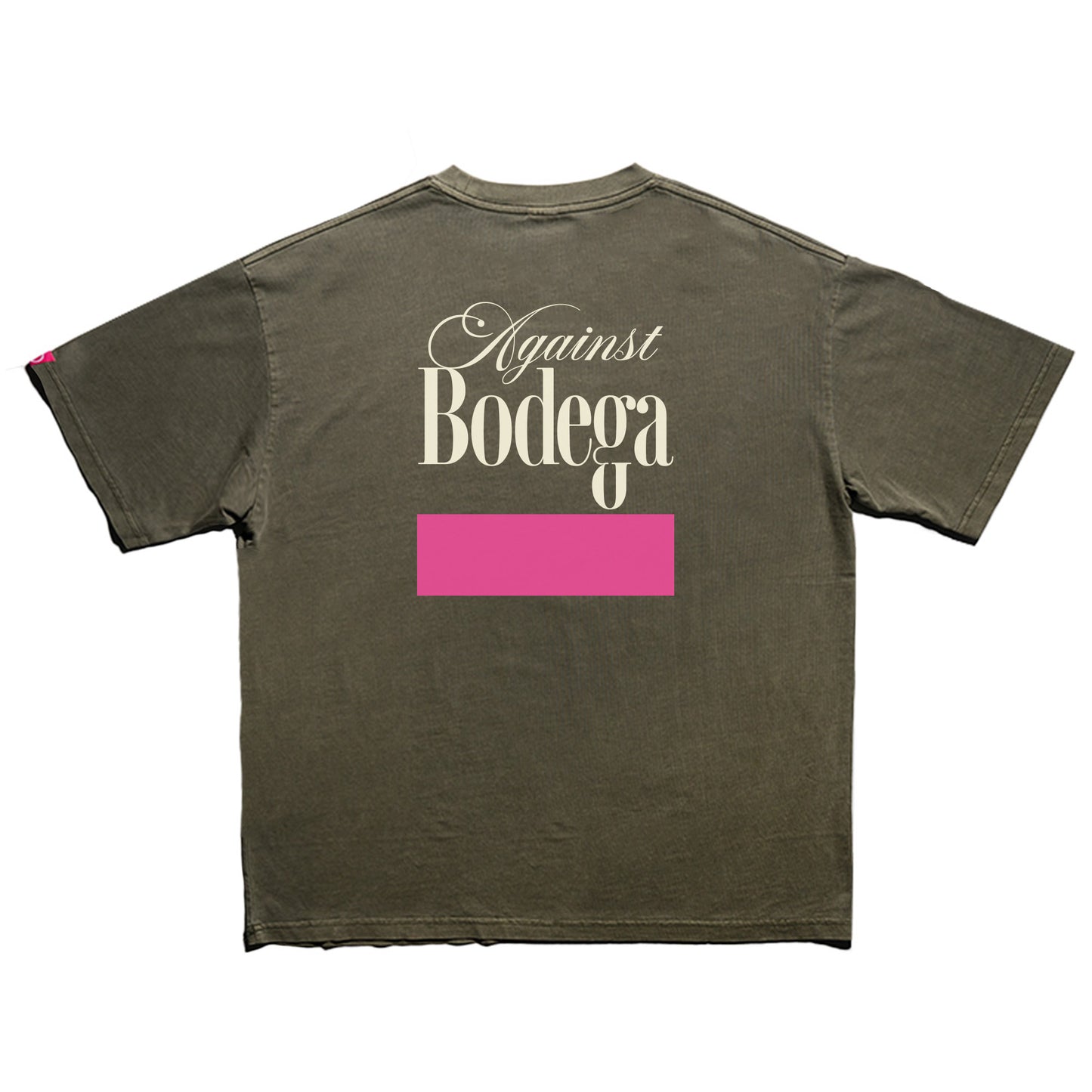 Against Lab x Jonnie's Bodega Stuy Tee (Washed Olive)