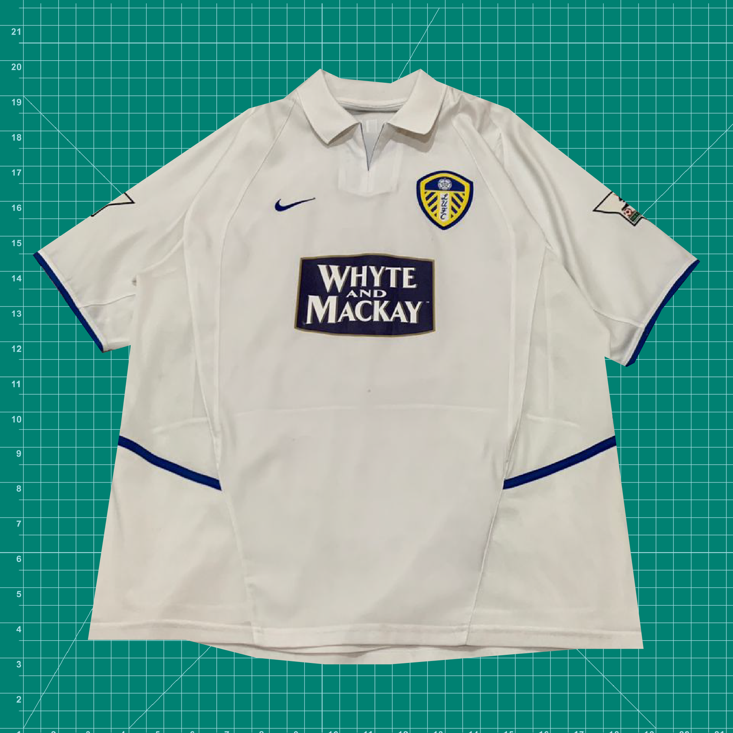 Vintage Nike Leeds United (02/03) Home Kit - SMITH 17