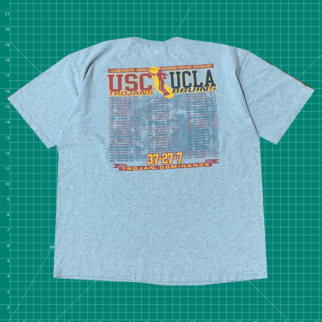 Vintage USC Football "TROJAN DOMINANCE" Tee